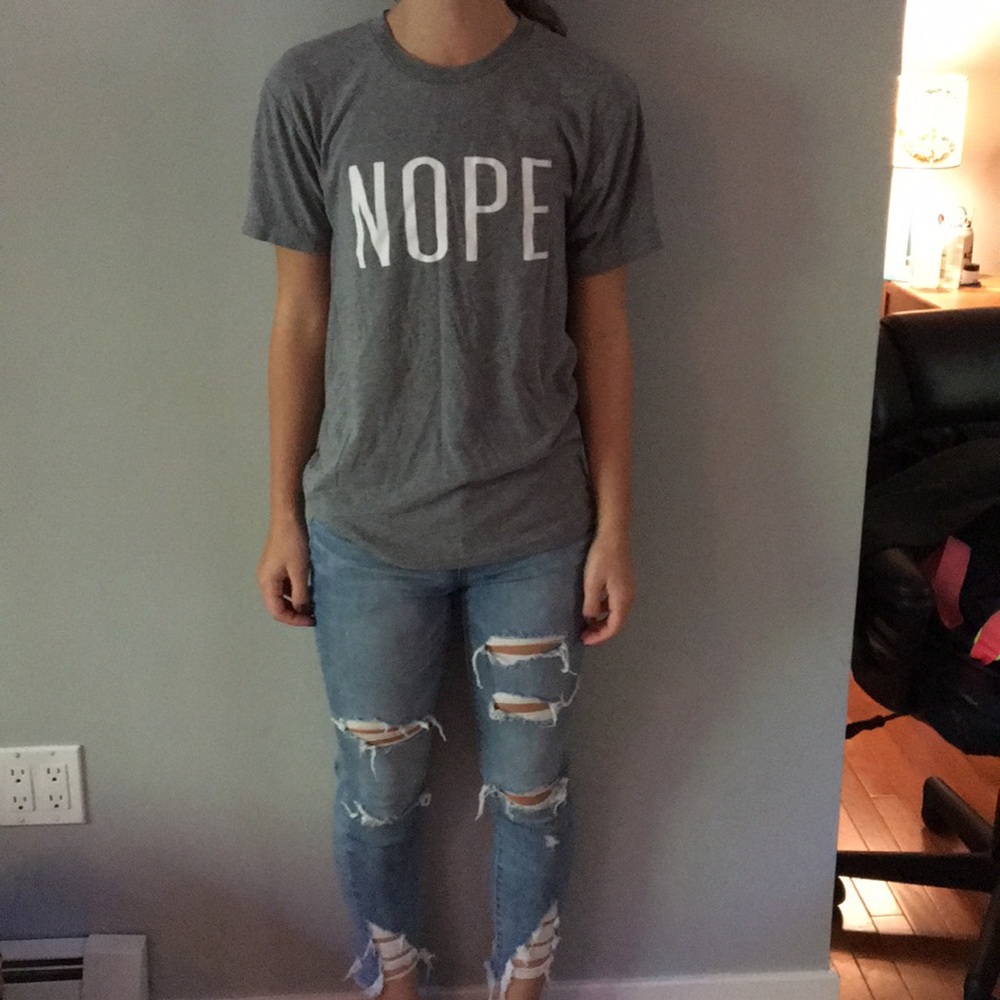 Grey Nope T-Shirt